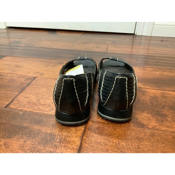 Cole Haan Black Woven Open Toe Flas, Size 6 (US) - Picture 5 of 7
